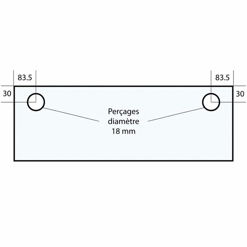 VITRE 667 X 252 X 5 MM - VF57 Adaptable sur four tibiletti ou ibt VITRE 667 X 252 X 5 MM - VF57 Adaptable sur four tibiletti ou ibt