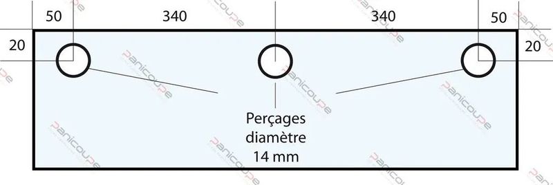 VITRE 620 X 355 X 10 MM - VF37 Adaptable sur four Polin