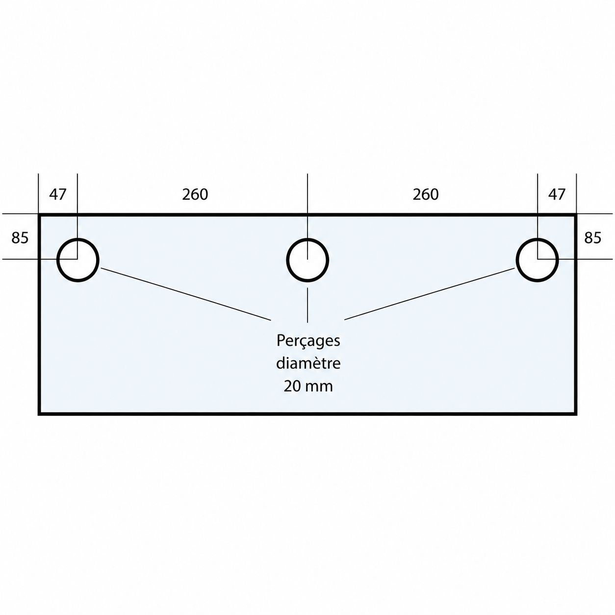 VITRE 614 X 300 X 10 MM - VF34 Adaptable sur four Ramalhos