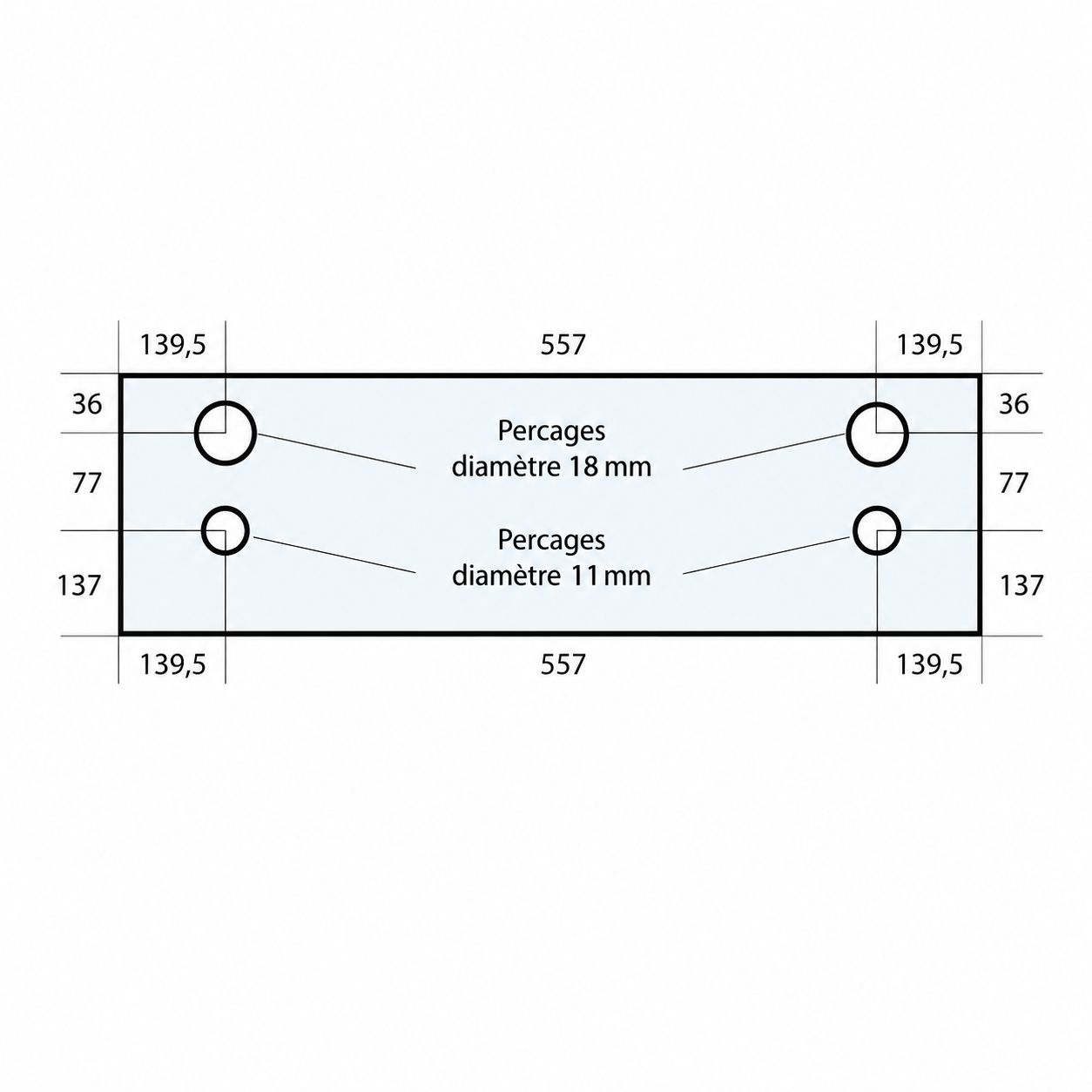 VITRE 836 X 250 X 6 MM - VF71 Adaptable sur four Map VITRE 836 X 250 X 6 MM - VF71 Adaptable sur four Map