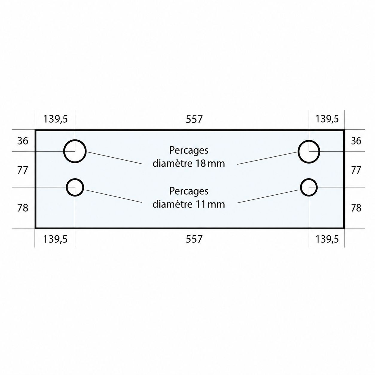 VITRE 636 X 191 X 6 MM - VF70 Adaptable sur four Map VITRE 636 X 191 X 6 MM - VF70 Adaptable sur four Map