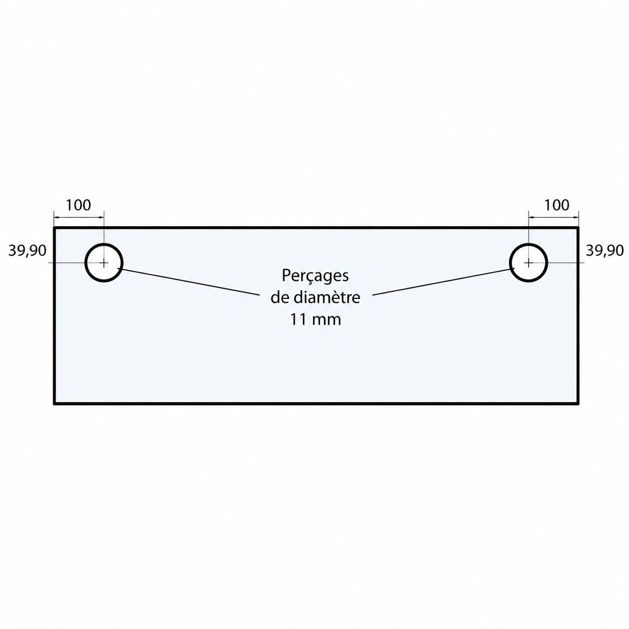VITRE 635 X 192 X 6 MM - VF61 Adaptable sur four Map VITRE 635 X 192 X 6 MM - VF61 Adaptable sur four Map