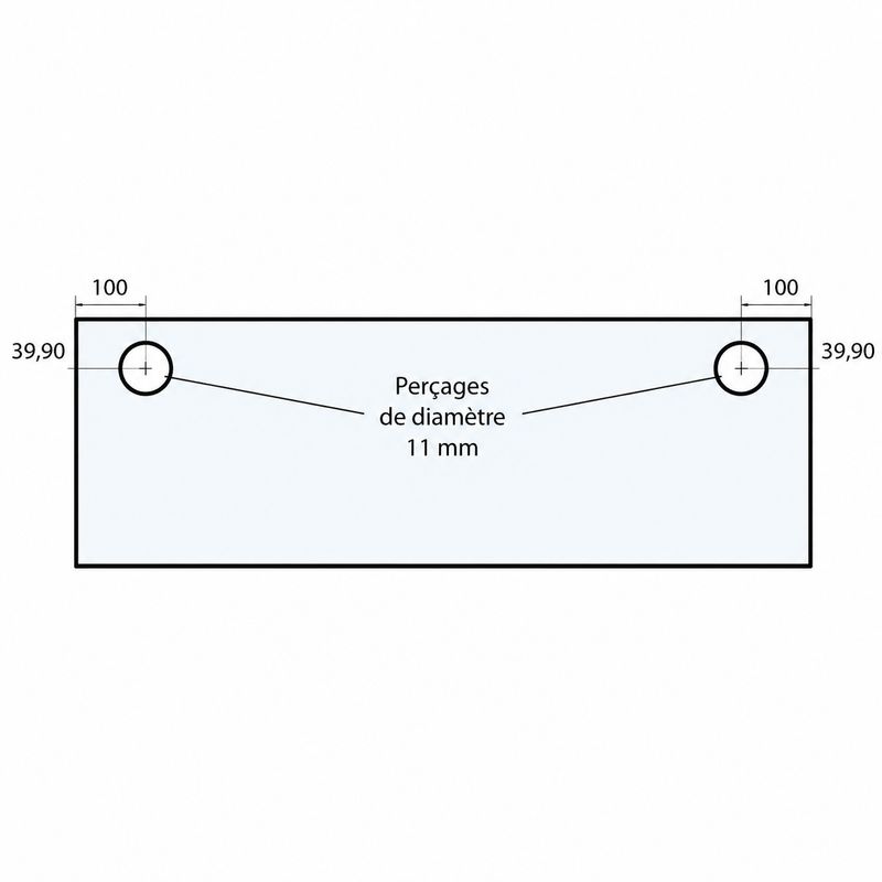 VITRE 635 X 192 X 6 MM - VF61 Adaptable sur four Map VITRE 635 X 192 X 6 MM - VF61 Adaptable sur four Map