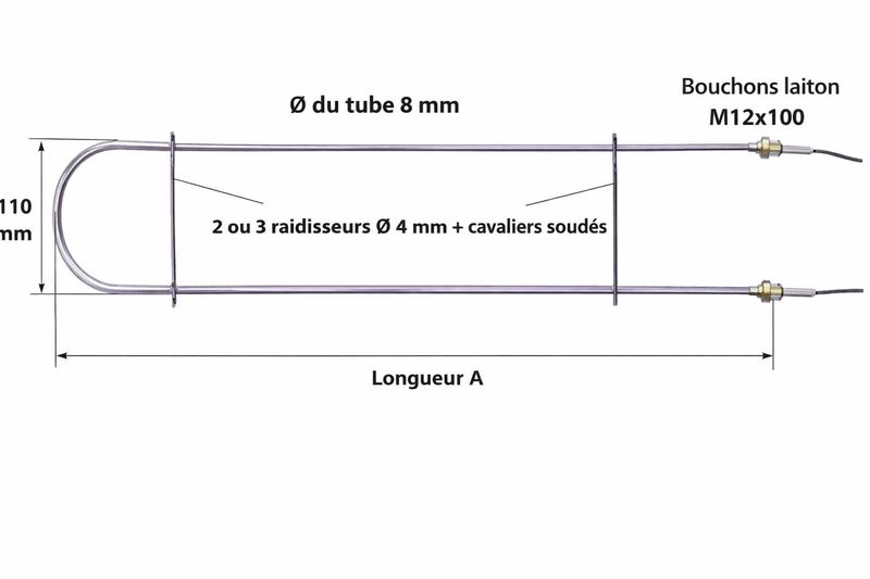 Résistances additives pour fours à sôles électriques de boulangerie Résistances additives pour fours à sôles électriques de boulangerie "BONGARD"