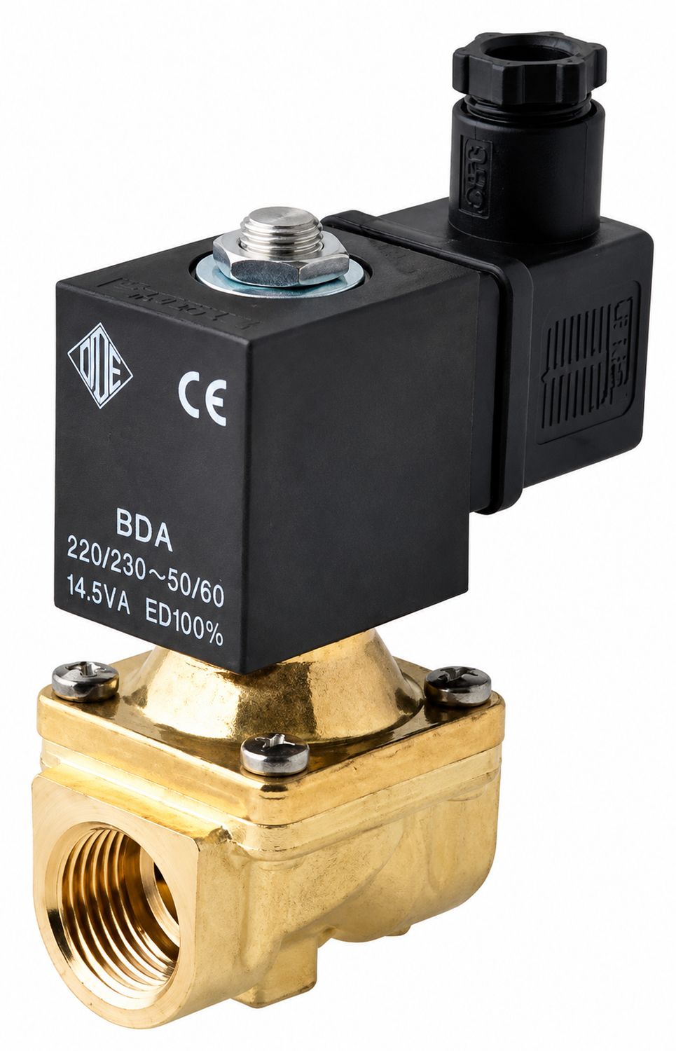 Electrovanne laiton normalement fermée 1/2 Electrovanne laiton normalement fermée 1/2 "