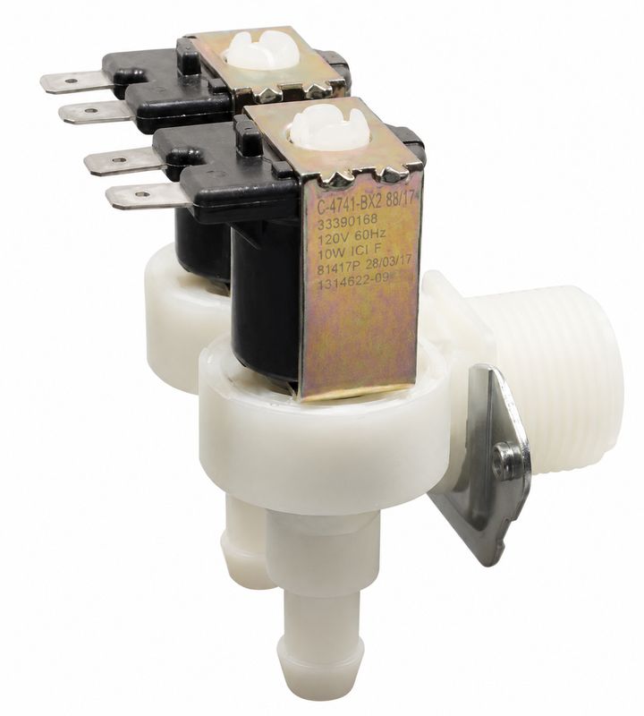 Electrovanne coudée corps plastique 2 voies 90° Electrovanne coudée corps plastique 2 voies 90°