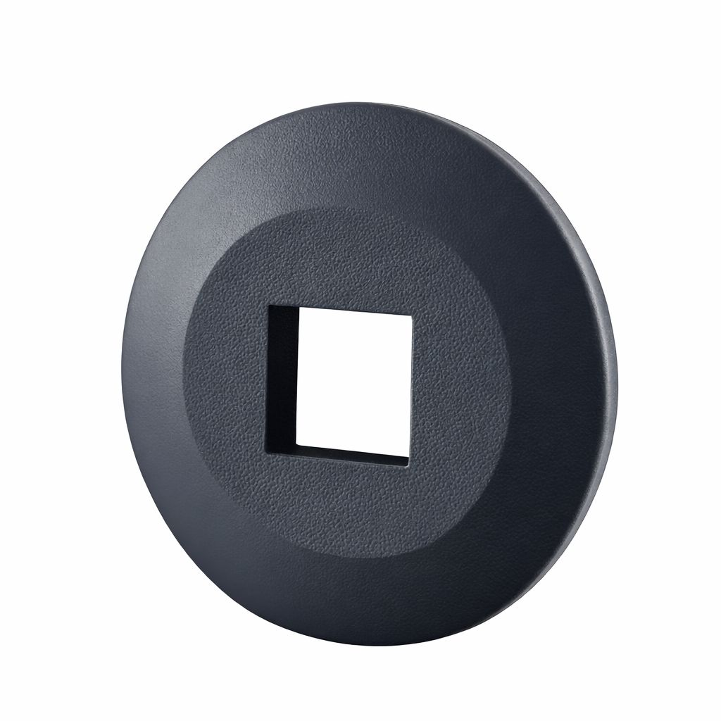 BUTOIR CARRÉ POUR ROULETTES A OEIL