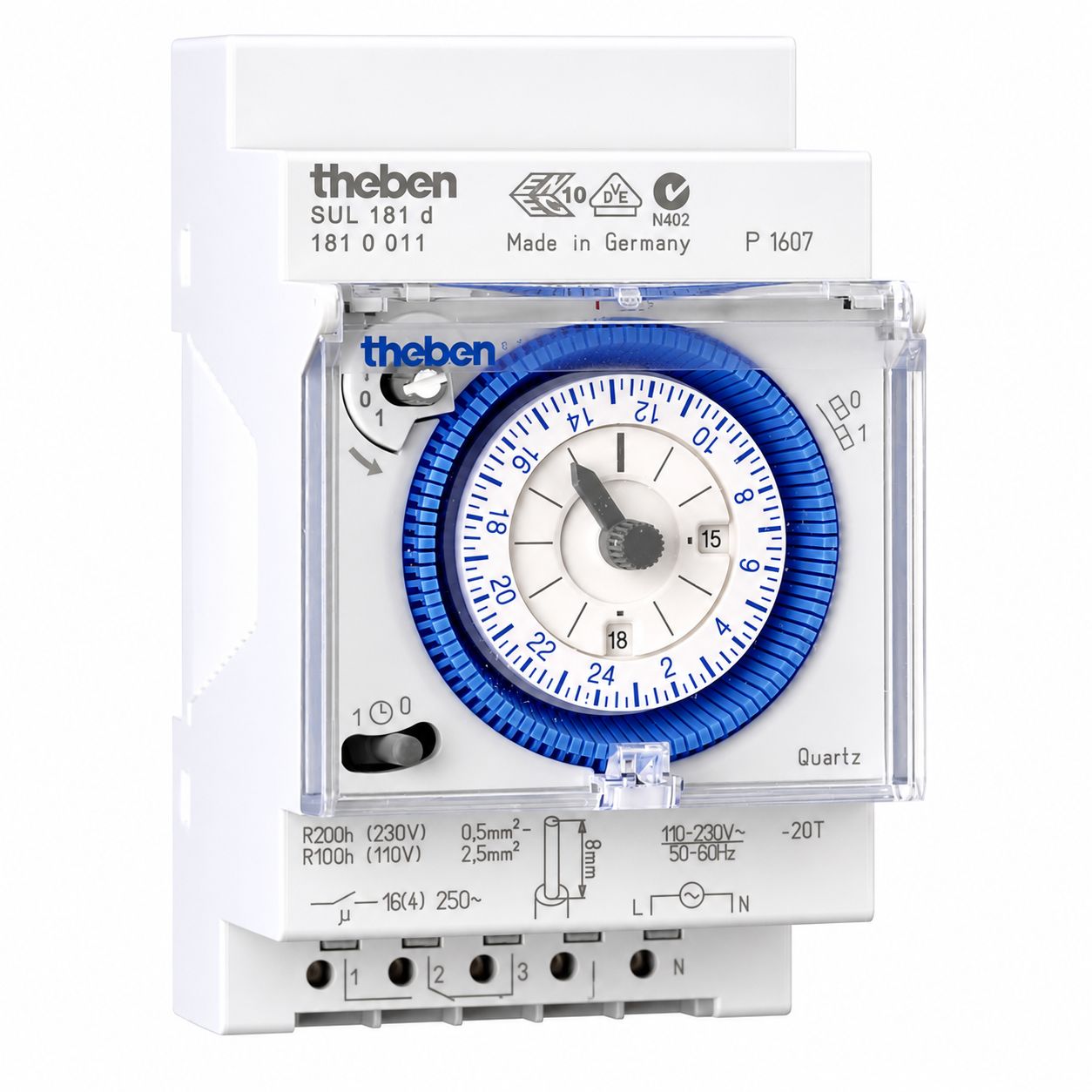 HORLOGE THEBEN MODULAIRE A SEGMENTS SANS RESERVE DE MARCHE