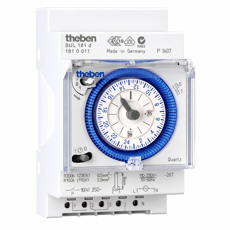 HORLOGE THEBEN MODULAIRE A SEGMENTS AVEC RESERVE DE MARCHE