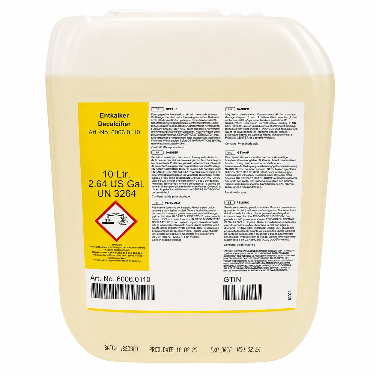 NETTOYANT ANTICALCAIRE NETTOYANT ANTICALCAIRE