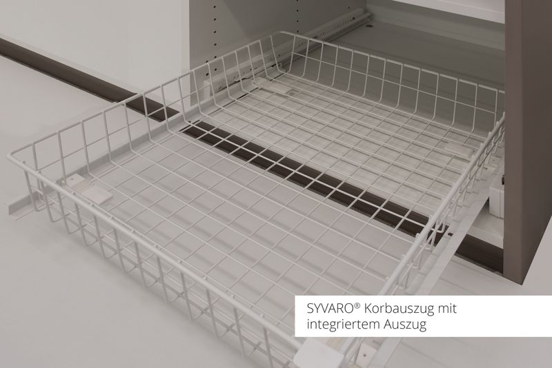 Wire basket pull-out K10 | for SYVARO® wardrobe