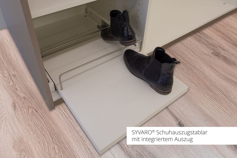Pull-out shoe shelf | for SYVARO® wardrobe