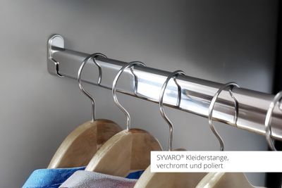 Clothes rail, chrome | for SYVARO® wardrobe
