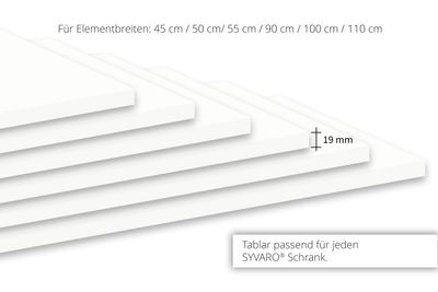 Shelves, white | for SYVARO® wardrobe