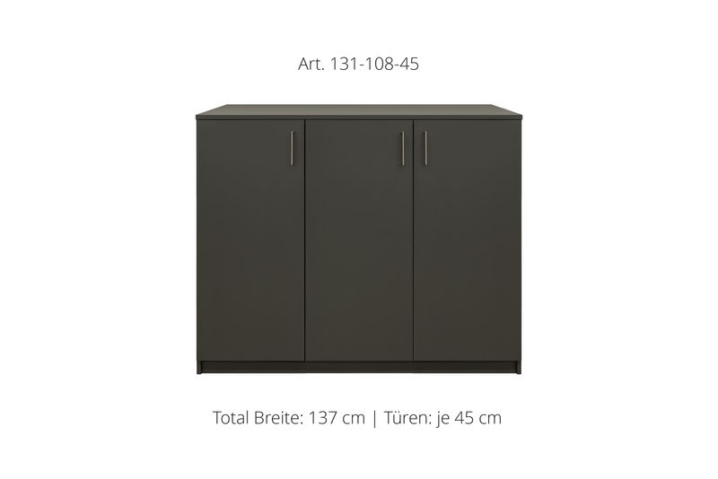Sideboard 3-door | height 108 cm  | available in 3 widths