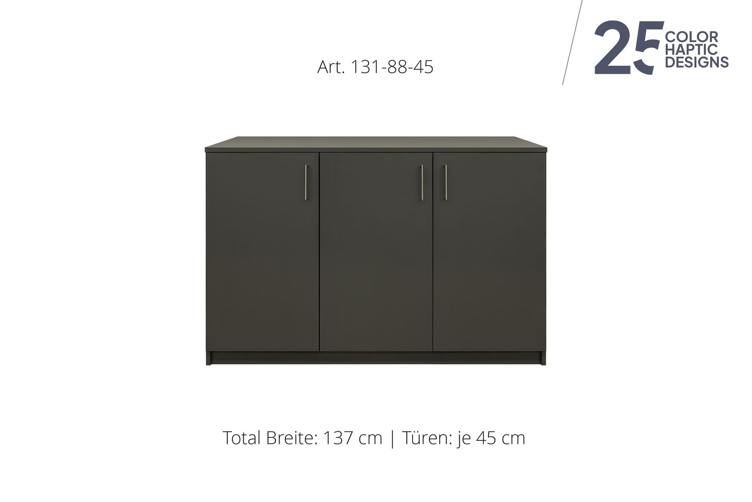 Sideboard 3 portes | hauteur de 88 cm  | disponible en 3 largeurs | disponible en 25 finitions