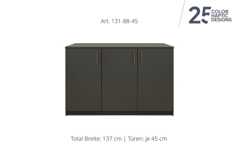 Sideboard 3-door | height 88 cm  | available in 3 widths | available in 25 finishes