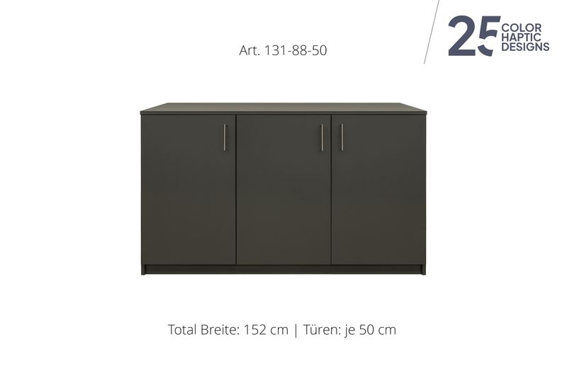 Sideboard 3-door | height 88 cm  | available in 3 widths | available in 25 finishes