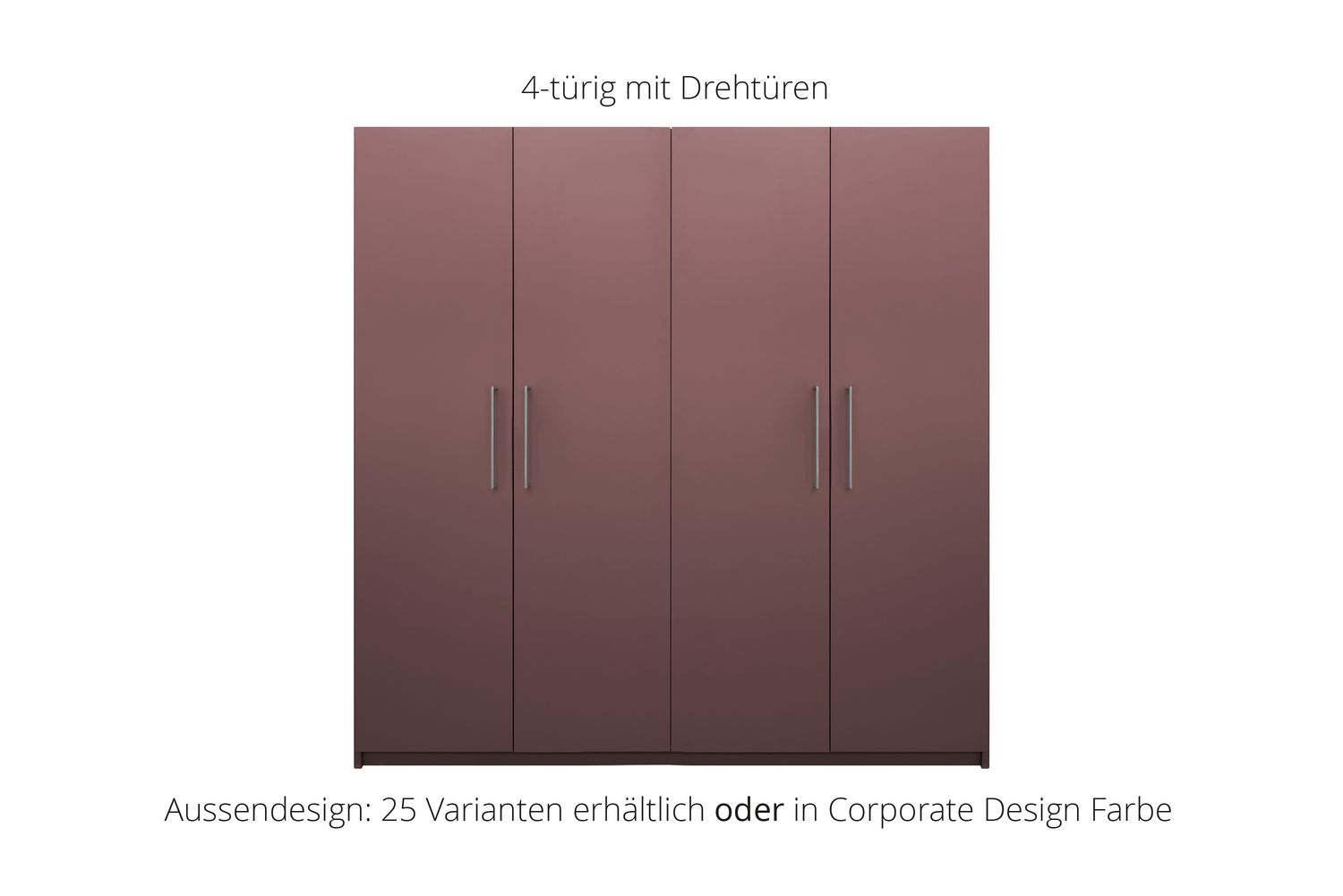 Office cabinet with hinged doors | 4-door | incl. 10 shelves
