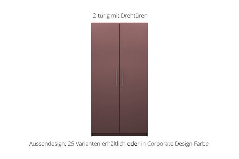 Office cabinet with hinged doors | 2-door | incl. 5 shelves