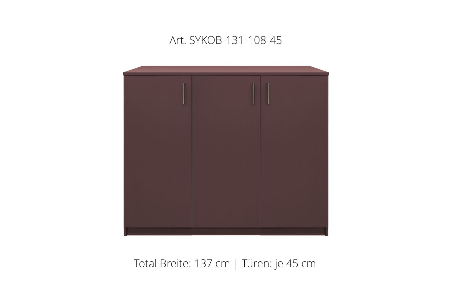 Office Sideboard 3-door | height 108 cm  | available in 3 widths
