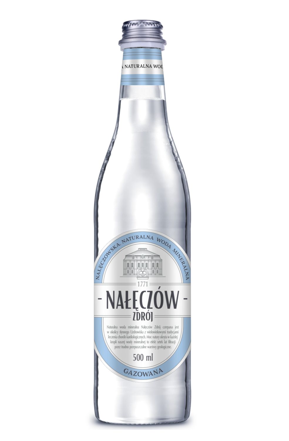 Nałęczów Zdrój 0,5L  GAZ szkło
