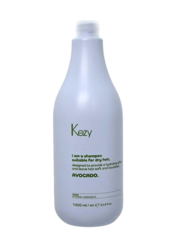 KEZY Avocado szampon do włosów suchych 1000 ml