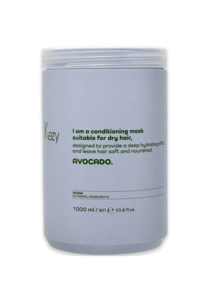 KEZY Avocado maska do włosów suchych 1000 ml