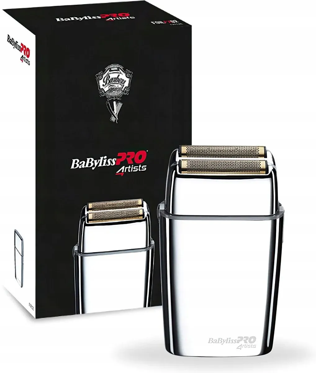 Babyliss PRO Metalowa Golarka Foliowa Podwójna FOILFC02 FXFS2E Srebrna