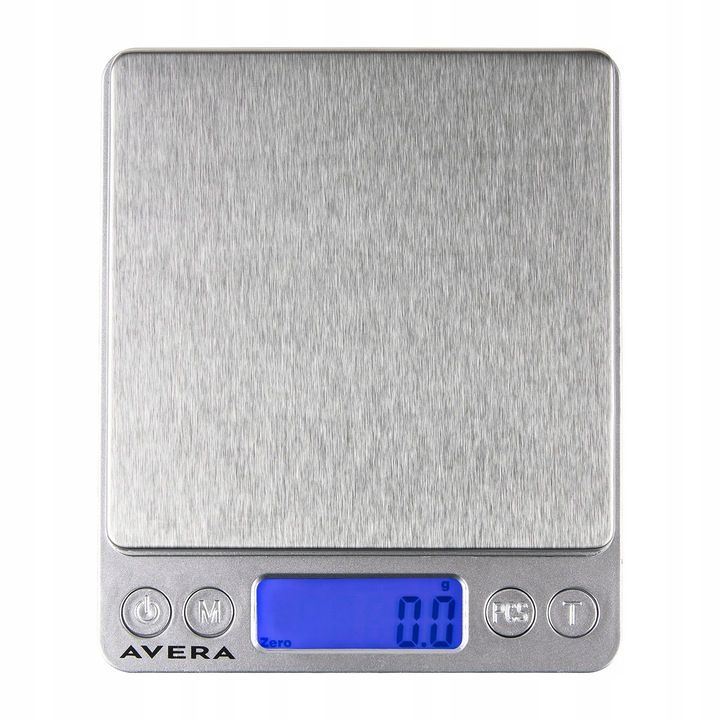 AVERA Cyfrowa fryzjerska waga elektroniczna 3 kg (dokładność 0,1 g)