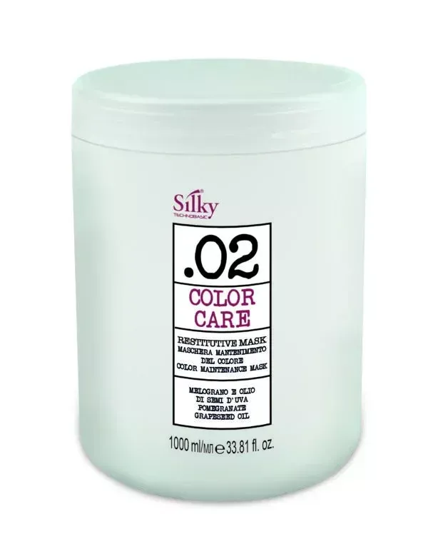 SILKY 02 MASKA NAWILŻAJĄCA DO WŁOSÓW FARBOWANYCH 1000ml
