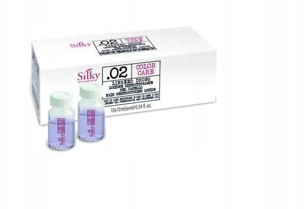 SILKY 02 AMPUŁKI NAWILŻAJĄCE DO WŁOSÓW FARBOWANYCH 10x10ml