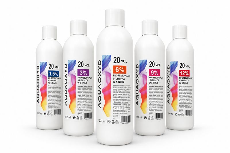 ITALY AQUAOXYD kremowa woda utleniona do farb 1000 ml