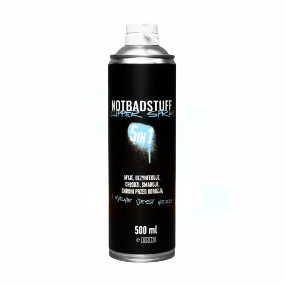 Not Bad Stuff Clipper Spray - Spray do dezynfekcji akcesoriów barberskich - 500ml