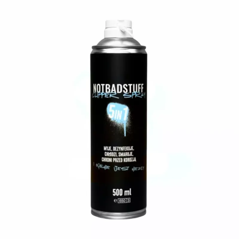 Not Bad Stuff Clipper Spray - Spray do dezynfekcji akcesoriów barberskich - 500ml