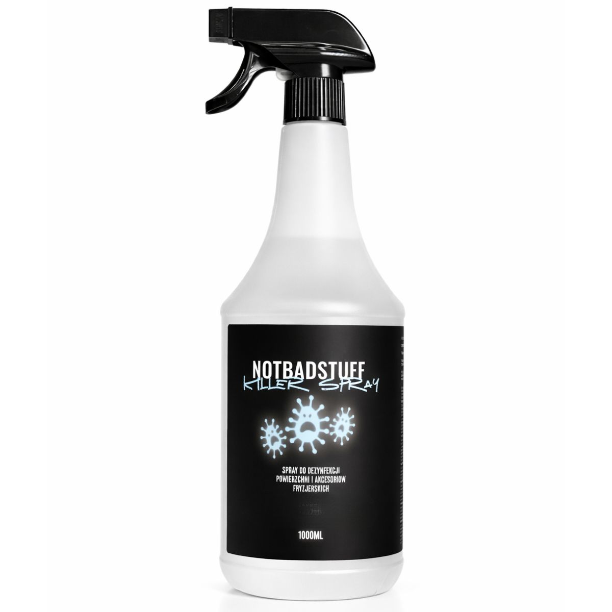 Not Bad Stuff Killer Spray, 1000 ml - spray do dezynfekcji powierzchni i akcesoriów fryzjerskich