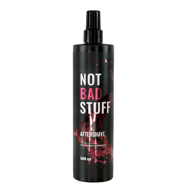 Not Bad Stuff Aftershave - woda po goleniu o zapachu kolońskim 500 ml