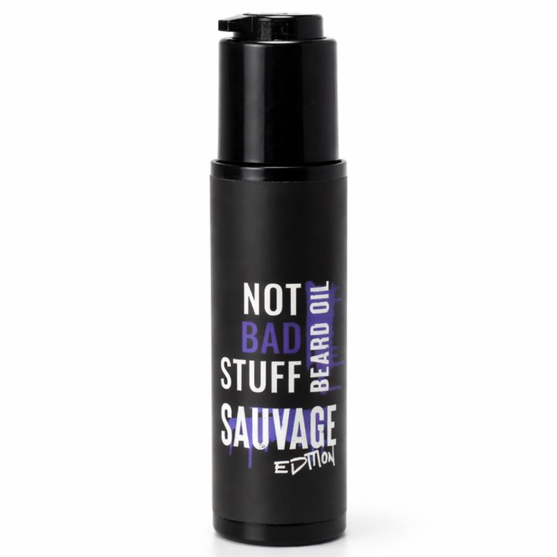 Not Bad Stuff Beard Oil - olejek do brody o zapachu SAUVAGE 50 ml