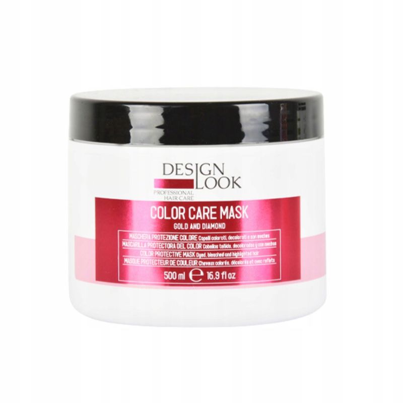DESIGN LOOK Pro-Color maska złoto diamenty 500ml