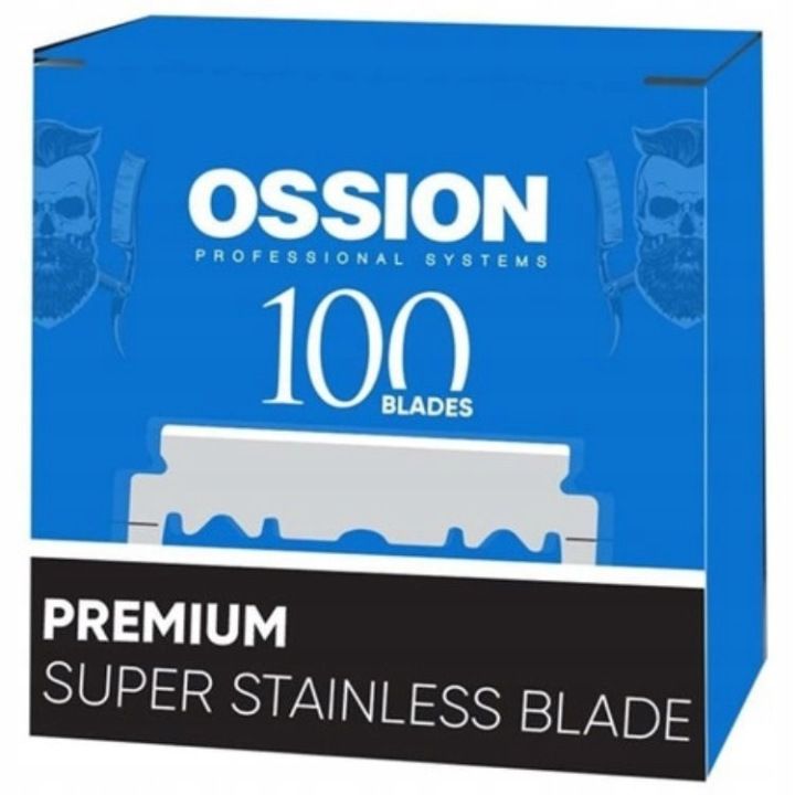 MORFOSE OSSION ŻYLETKI POŁÓWKI PREMIUM SUPER STAINLESS BLADE 100 SZTUK