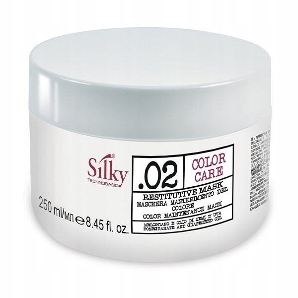 SILKY 02 Regenerująca maska do włosów farbowanych 250 ML