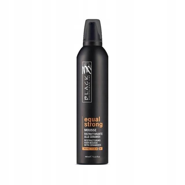 BLACK Pianka do włosów EQUAL STRONG 400ml