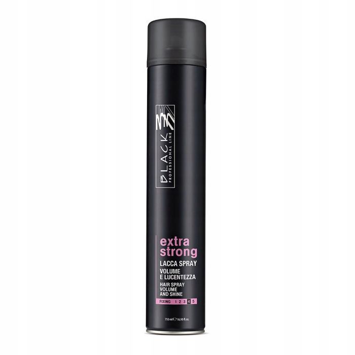 Lakier do włosów bardzo mocny Black Professional Black 750 ml
