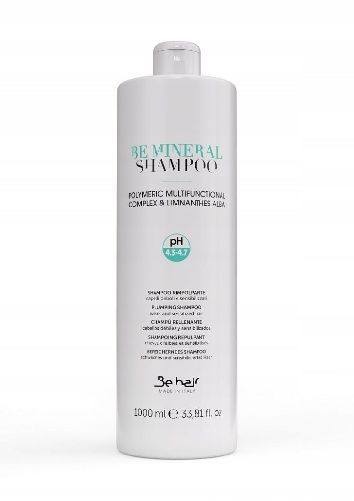 Be Hair Be Mineral szampon mineralny regeneracja i nawilżenie 1000 ml