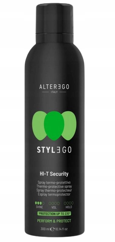 AlterEgo StylEgo Hi-T Security SPRAY TERMOOCHRONNY Do Włosów 300ml