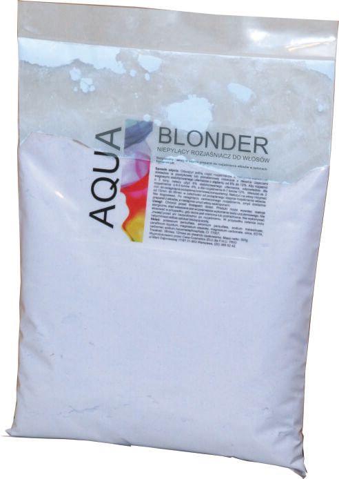 ITALY AQUA BLONDER MP rozjaśniacz do włosów niebieski torebka uzupełnienie 500 gr