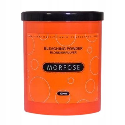MORFOSE BLEACHING POWDER PUDER ROZJAŚNIACZ DO WŁOSÓW BIAŁY 7 TONÓW 1000ML