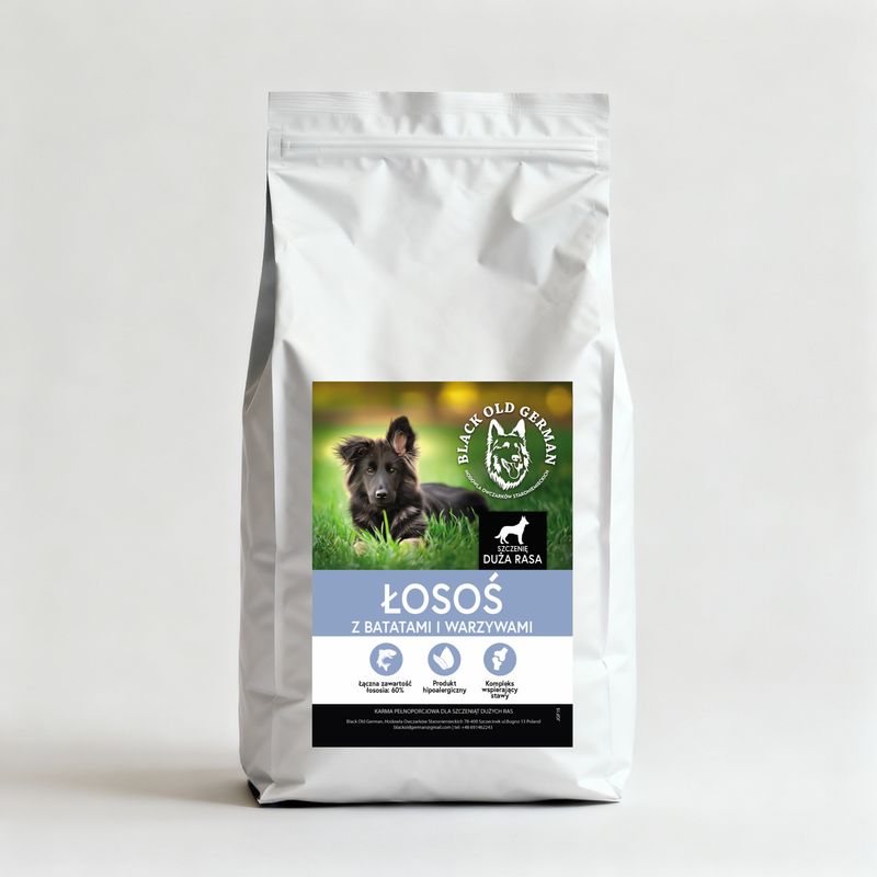 ŁOSOŚ Z BATATAMI I WARZYWAMI