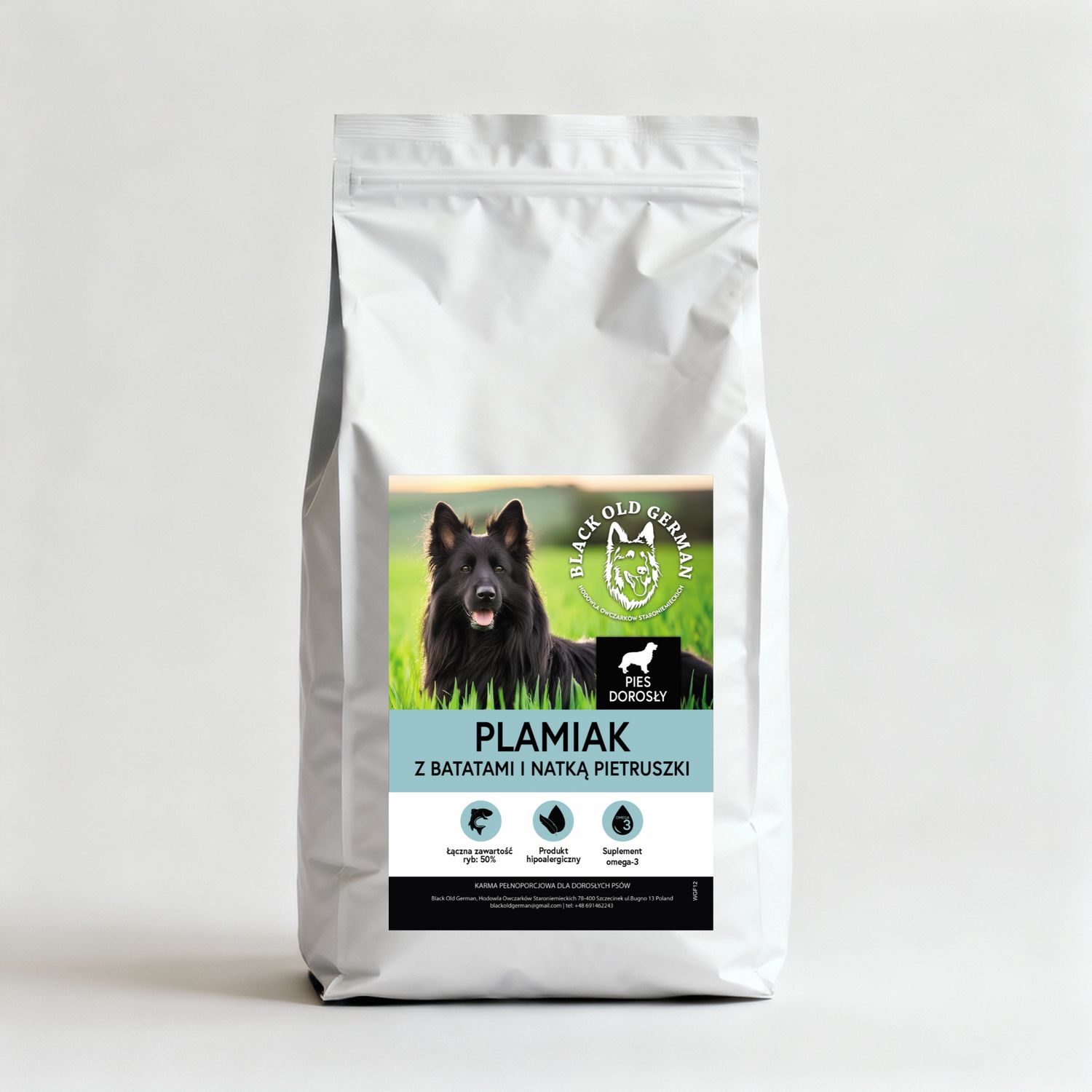 PLAMIAK Z BATATAMI I NATKĄ PIETRUSZKI