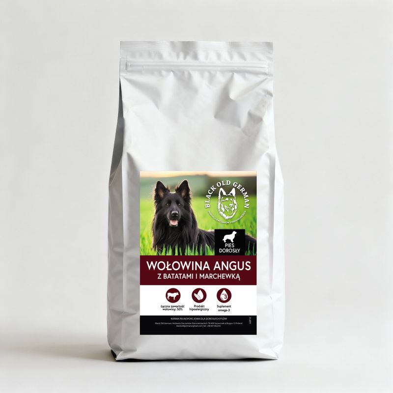 WOŁOWINA ANGUS Z BATATAMI I MARCHEWKĄ